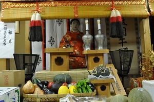 京都祇園祭山鉾　函谷鉾　稚児人形